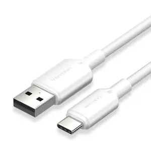Кабель USB Vention CTQWF USB 2.0 — USB-A на USB-C, 1 м, белый