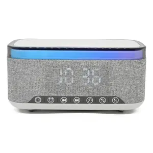 Часы Радио Denver CRQ-225 FM LED Многоцветный Дисплей Серый