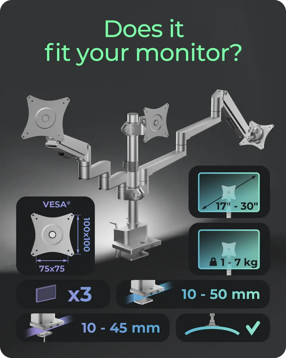 Monitor Mount ICY BOX IB-MS525-T Photo 6