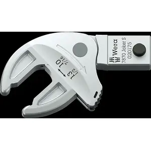 Adjustable spanner Wera 05020175001 Jaw width 1.3 cm Silver