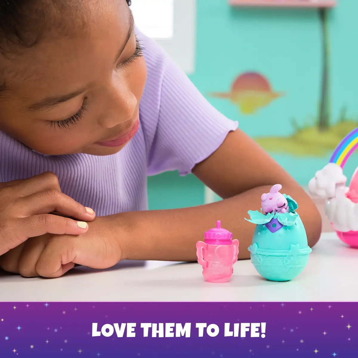 Hatchimals Alive Neona Varavīksnes Lieldienu Groza Rotaļlieta Photo 4