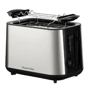 Тостер Russell Hobbs 27390-56 2 ломтика Черный Нержавеющая сталь