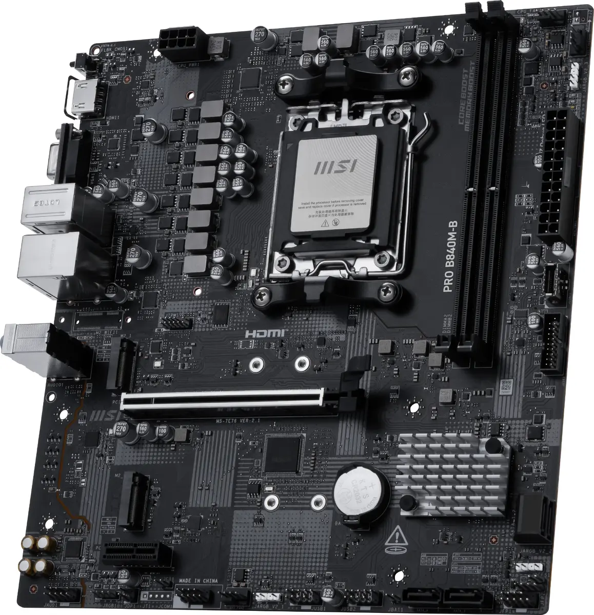 Материнская плата MSI PRO B840M-B Photo 4