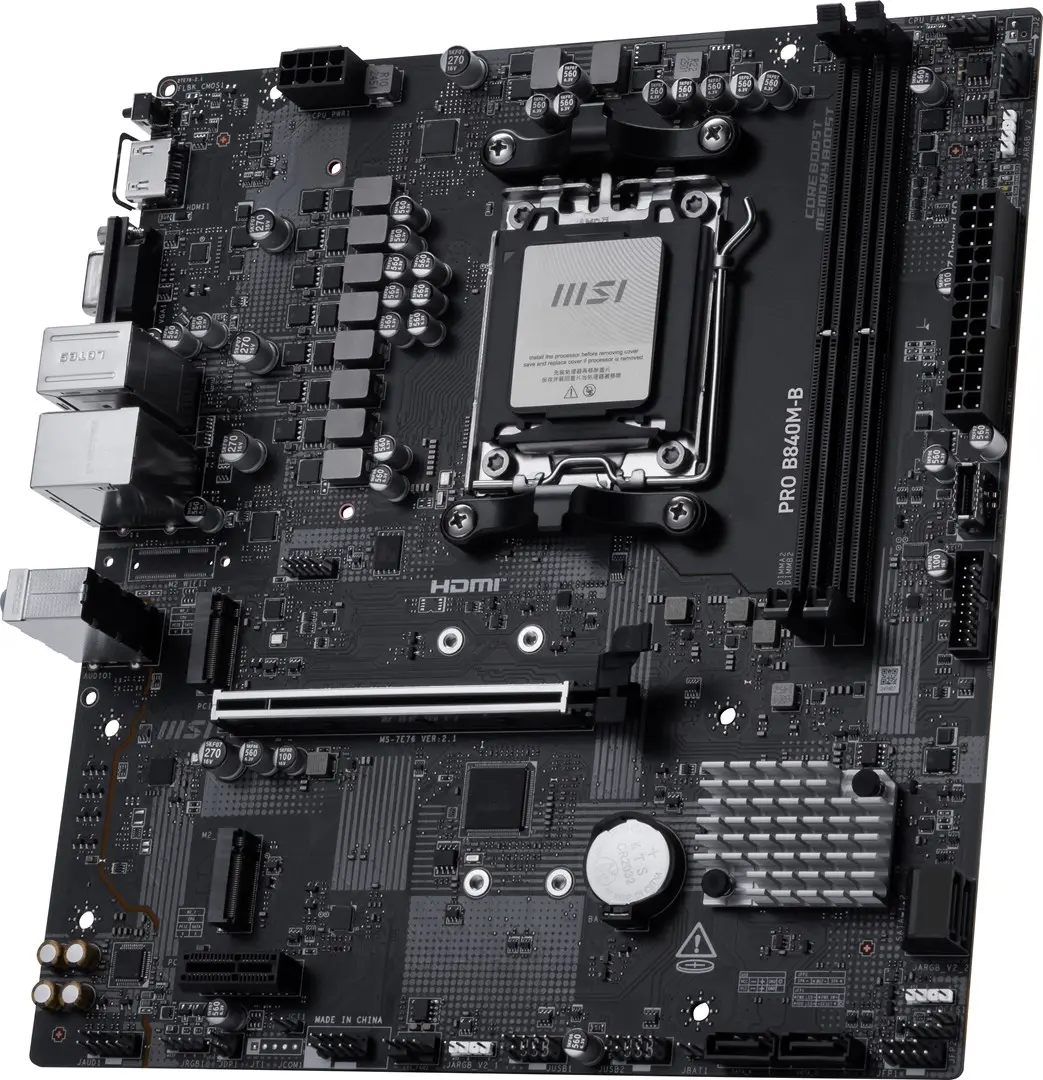 Mātesplate MSI PRO B840M-B Photo 8