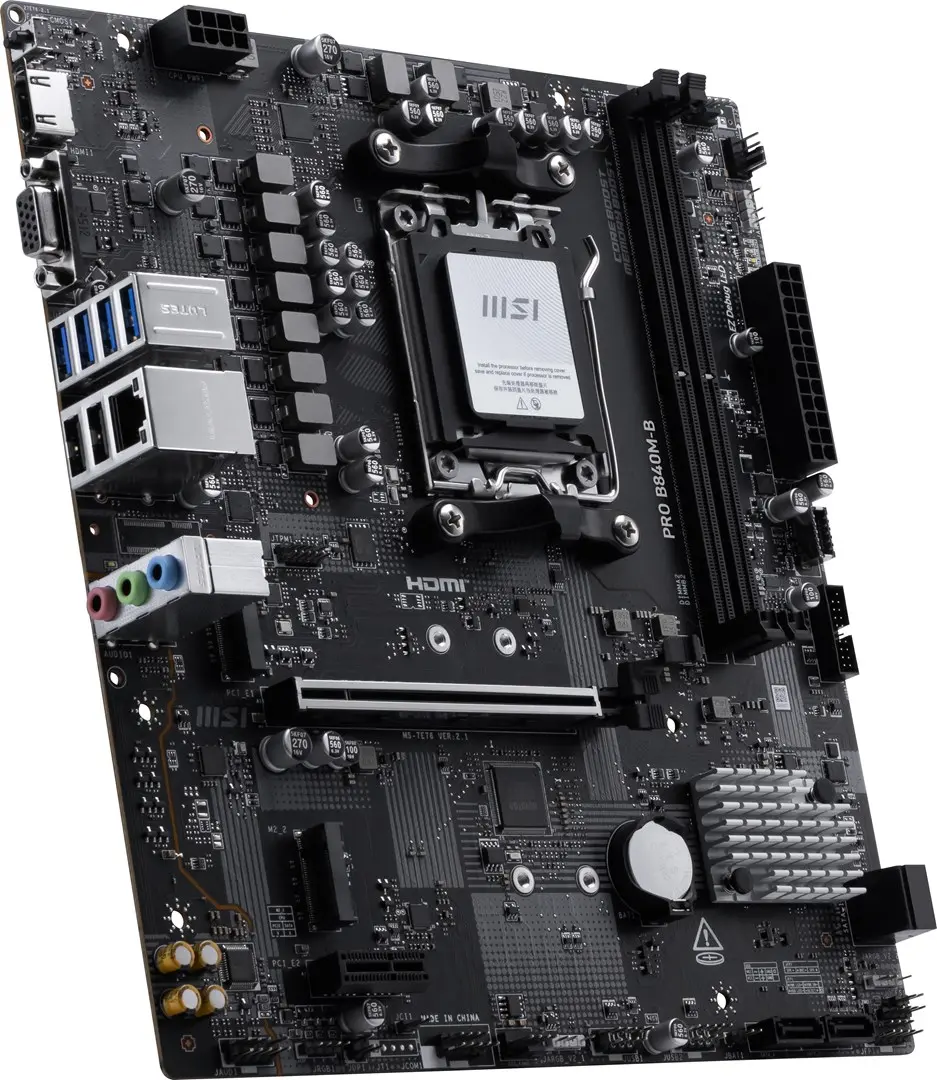 Mātesplate MSI PRO B840M-B Photo 10