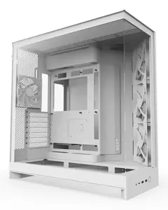 PC Case NZXT H9 Flow Midi Tower White — ATX/EATX/Micro ATX/Mini-ITX, 3x140mm front, 1x120mm rear, 2x3.5" & 6x2.5" bays, tempered glass