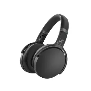 Austiņas EPOS HD 450BT — vadu un bezvadu Bluetooth galvas stīpas austiņas zvaniem un mūzikai, apkārtkrūšu (circumaural), USB Type-C, melnas