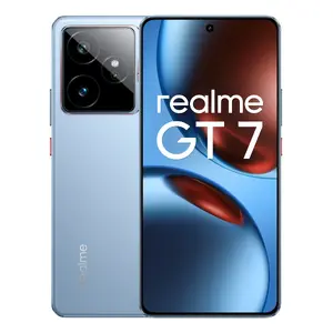 Smartphone REALME GT 7 — 6.78" display, MediaTek Dimensity, 12 GB RAM, 512 GB, 50 MP, Dual SIM, 7000 mAh, Blue