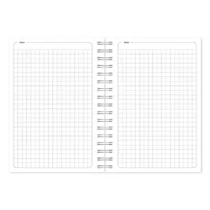 Timer Notebook Timer Classic A6 5x5 rūtiņu, 80 lapas — A6 piezīmju blociņš ar rūtiņu