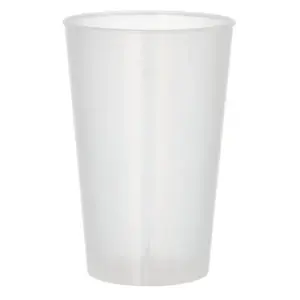 Reusable drinking glass Pap Star DE1837196, polypropylene (PP), 300 ml, transparent, dishwasher-safe