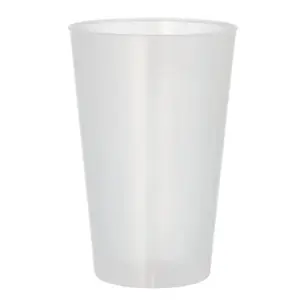 Reusable drinking glass Papstar DE1837197 400 ml, transparent polypropylene, Ø 8.6 cm, height 12.9 cm