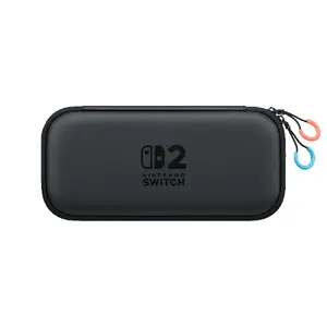 Жесткий чехол Nintendo Switch 2 Чехол для переноски Защитная пленка Черный