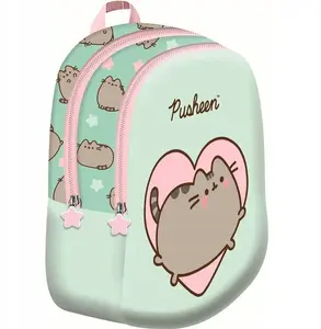 Derform Pusheen Mint mugursoma ar 1 nodalījumu un 3 kabatām