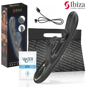 Powerful rabbit vibrator IBIZA TECHNOLOGY D-242824 with dual stimulation and massaging rolling pearl