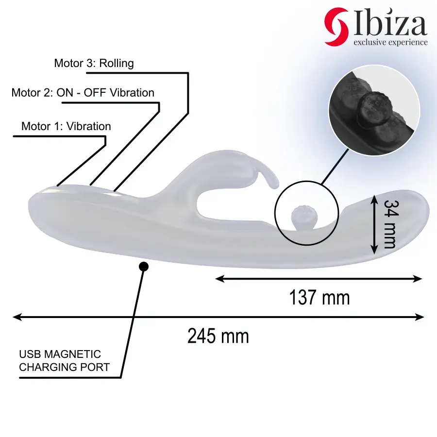 IBIZA TECHNOLOGY D-242824 вибратор-«кролик» Photo 3