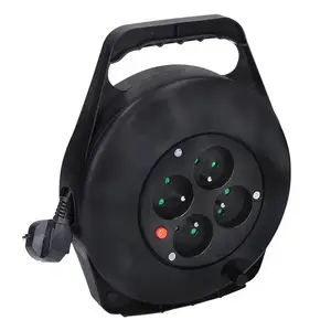 Solight PB21B kabeļa spole ar 4 kontaktligzdām, 10 m, 2300 W