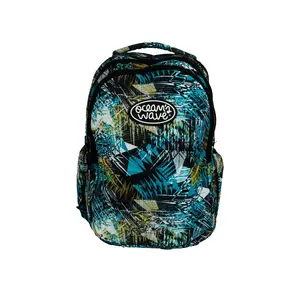 Backpack Ocean's Wave SECUNDARY DEREK 45.5x20x35cm — compact daypack, rectangular shape, multipurpose carry