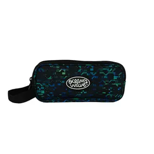 Pencil Case Ocean's Wave CODEC 550-07992 with three zippered compartments