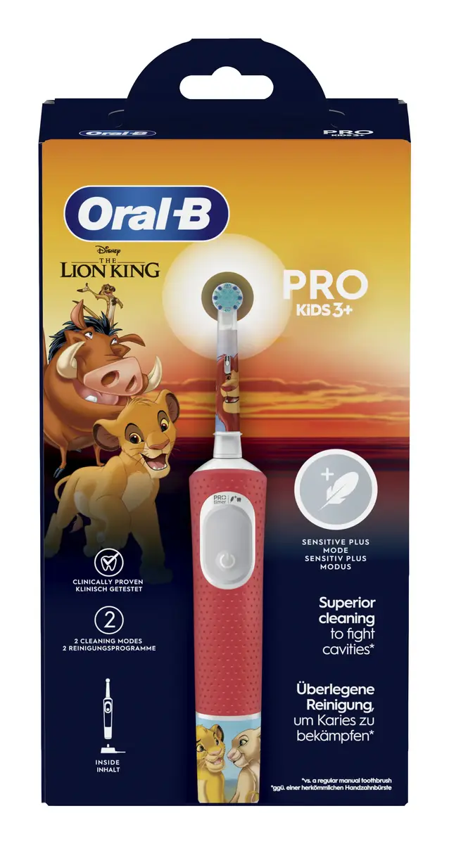 Rotējoša-oscillējoša zobu birste Oral-B Kids VITALITYPROLIONK Photo 2