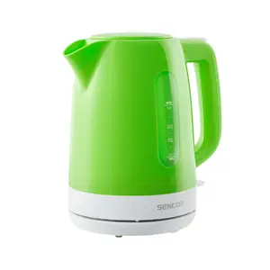 Elektriskais tējkanna SENCOR SWK1021GR 1.7 L 2200 W zaļa, bez BPA plastmasa, Strix, slēptais nerūsējošā tērauda sildītājs