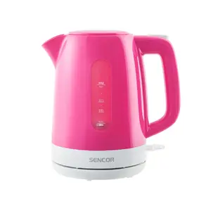 Electric kettle SENCOR SWK1028RS 1.7 L 2200 W pink, BPA-free plastic, Strix connector, concealed stainless-steel heating element