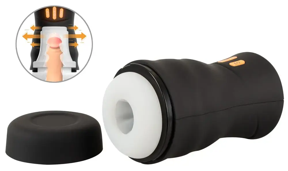 you2toys GYRO Silicone Black мастурбатор Photo 2