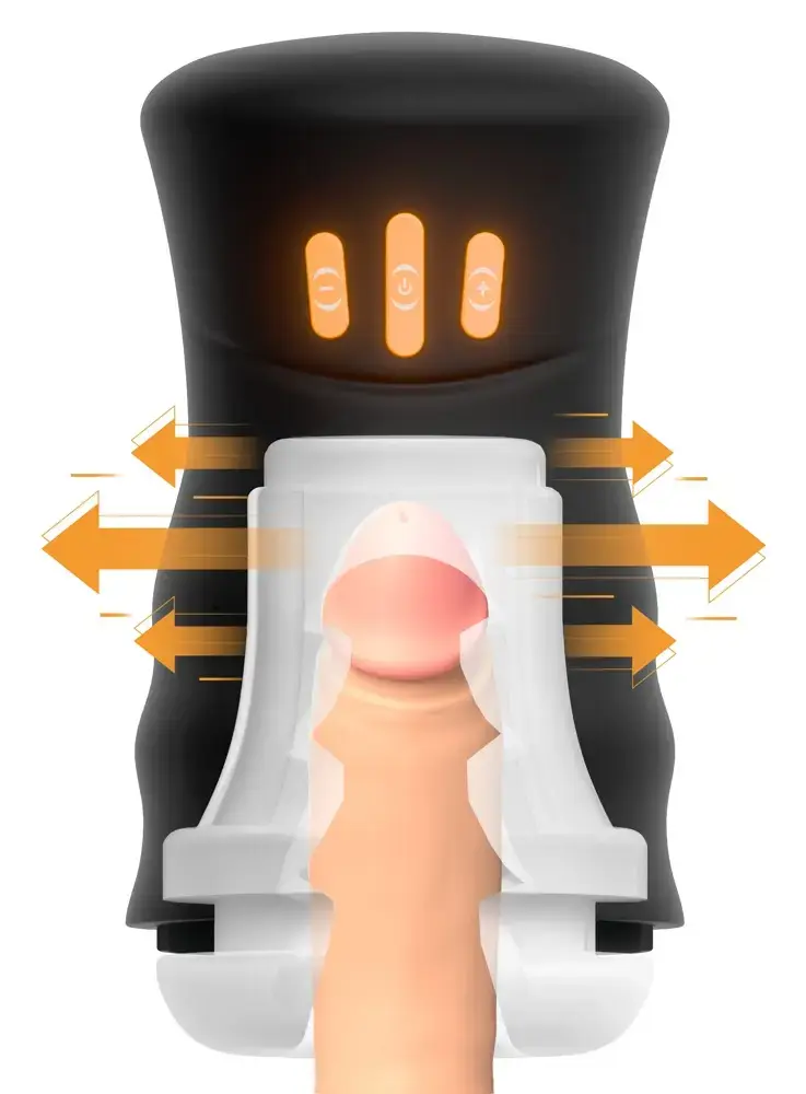you2toys GYRO Silicone Black мастурбатор Photo 14