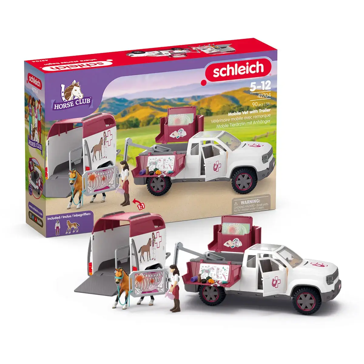 Animal Schleich HORSE CLUB Mobile vet with trailer Photo 2