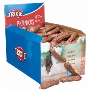 Лакомства для собак Trixie Premio Picknicks Beef 8 г — упаковка 200 порционных кусочков