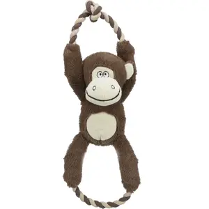 Plush toy Trixie Monkey plush rope 40 cm — Trixie model 110748, soft monkey with rope
