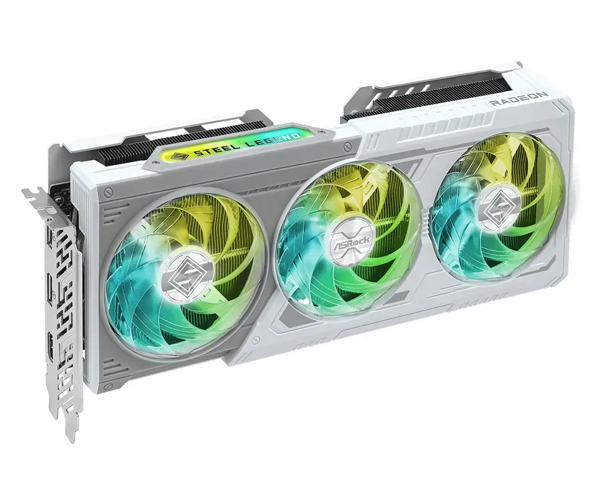 ASRock Radeon RX 9060 XT 16GB видеокарта PCIe 5.0 Photo 3