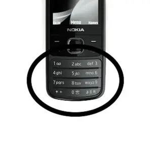Keypad for Nokia 6700 Classic, original replacement, matt black