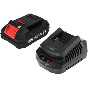 Rechargeable Battery Pack GRAPHITE Energy+ 2Ah with Charger, model 58GE131-1