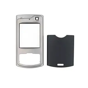 Phone full case NOKIA N80 Original Silver Grey protective housing, OEM replacement