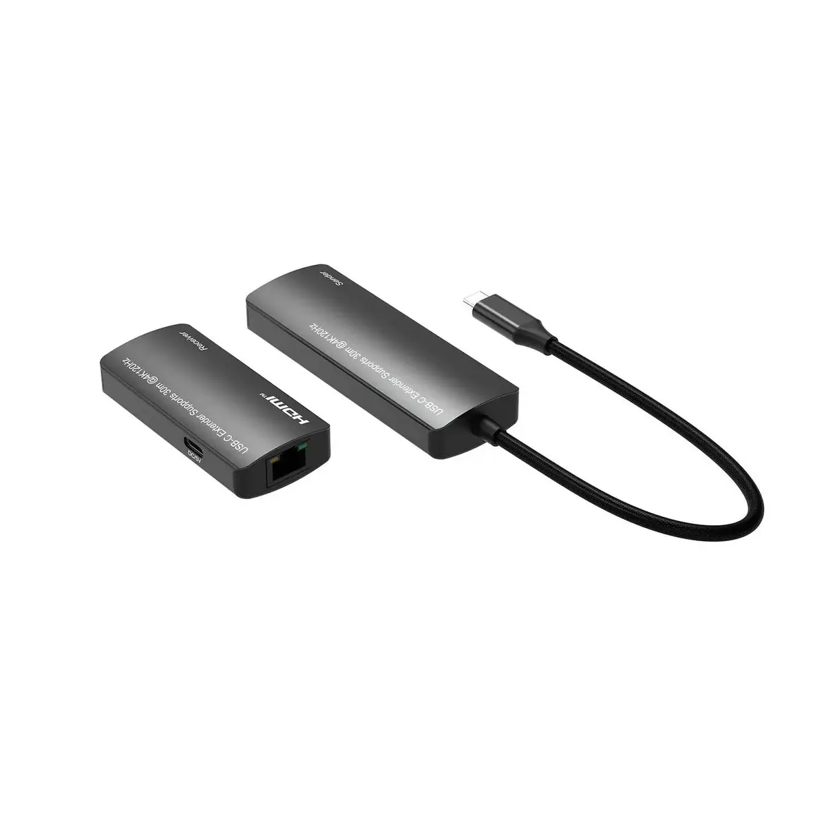 USB-C to HDMI Adapter MicroConnect MC-USBCHDMIEXT-30M Photo 2