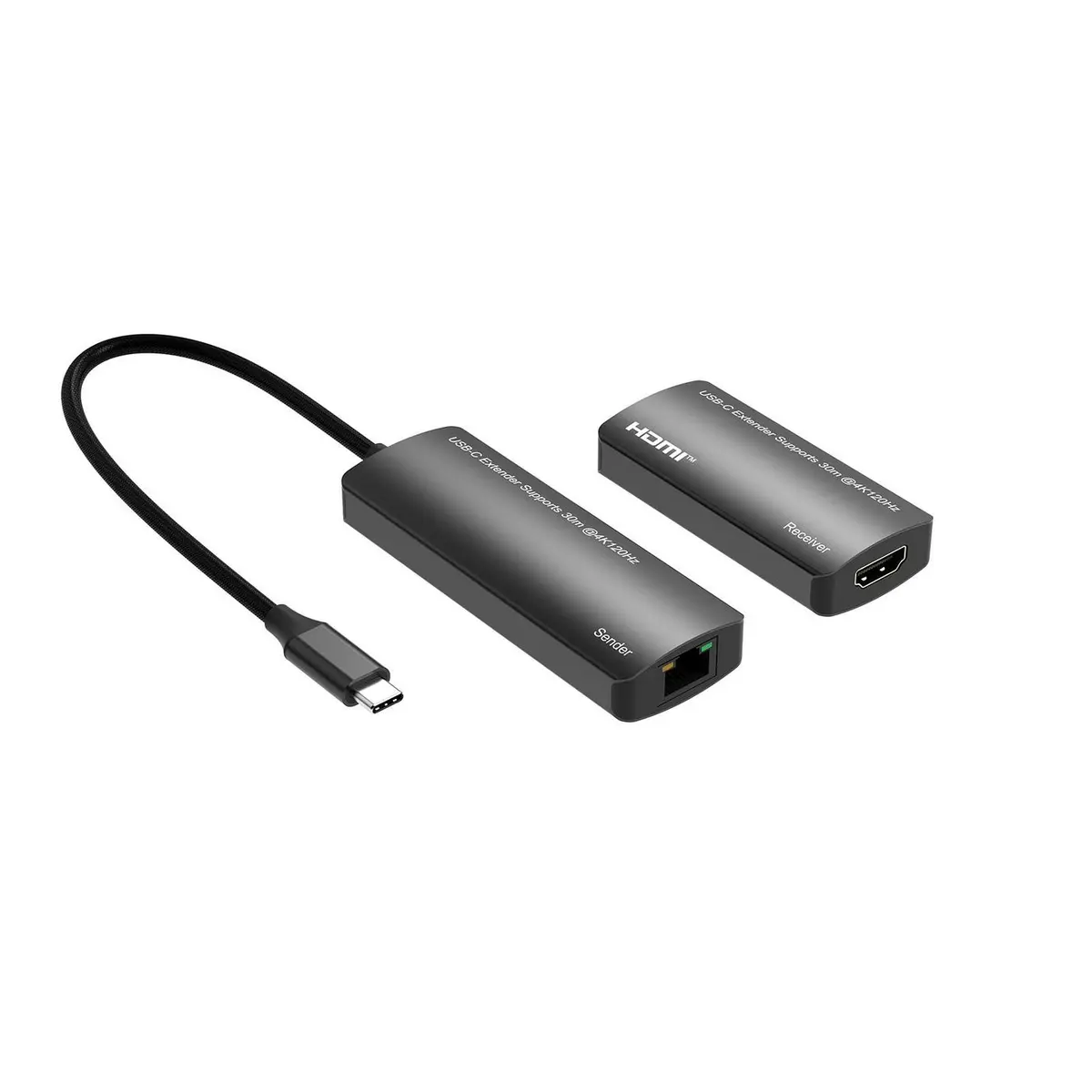 Microconnect MC-USBCHDMIEXT-30M AV pagarinātājs USB Type-C
