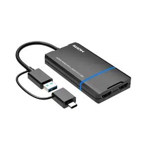 Адаптер Microconnect USB 3.1 Type-C на HDMI MC-USB3.1CHDMIX2-2IN1