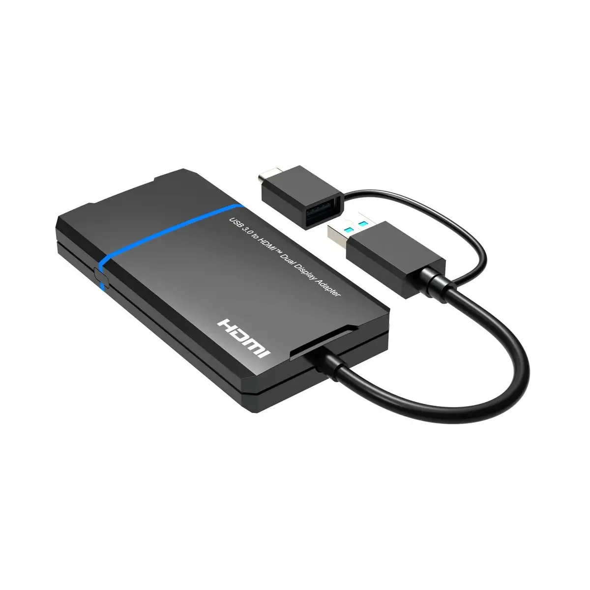Адаптер USB 3.1 Type-C на HDMI Microconnect MC-USB3.1CHDMIX2-2IN1 Photo 2