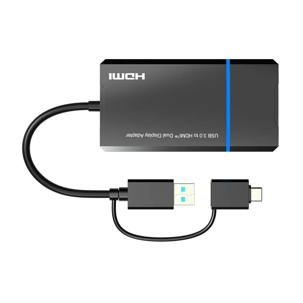 Адаптер USB 3.1 Type-C на HDMI Microconnect MC-USB3.1CHDMIX2-2IN1 Photo 3