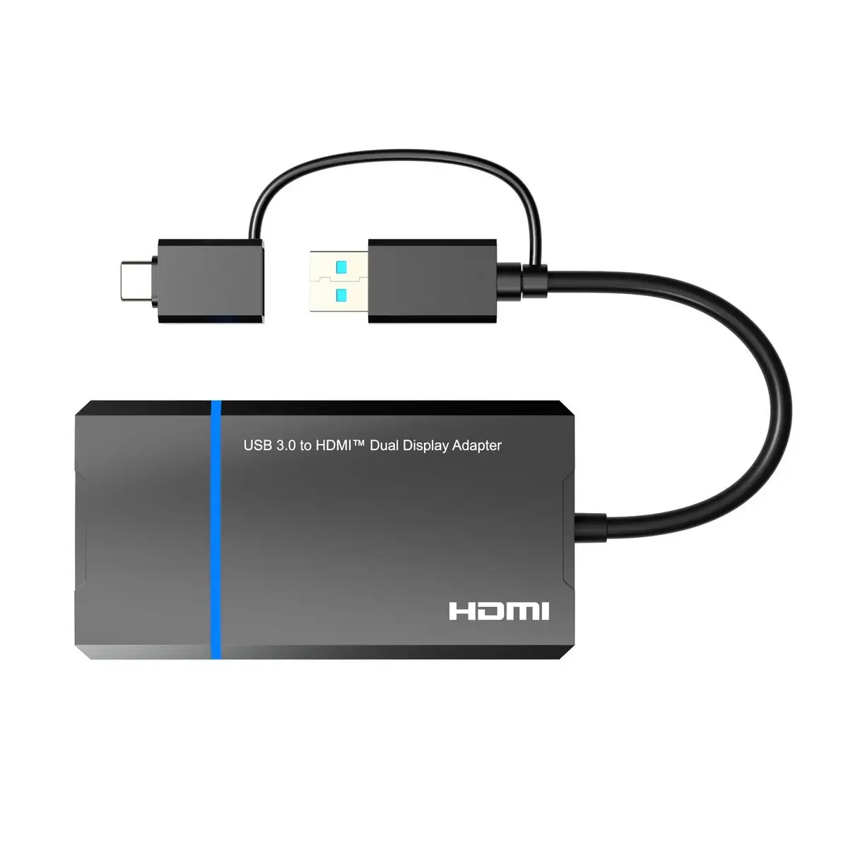 Адаптер USB 3.1 Type-C на HDMI Microconnect MC-USB3.1CHDMIX2-2IN1 Photo 4