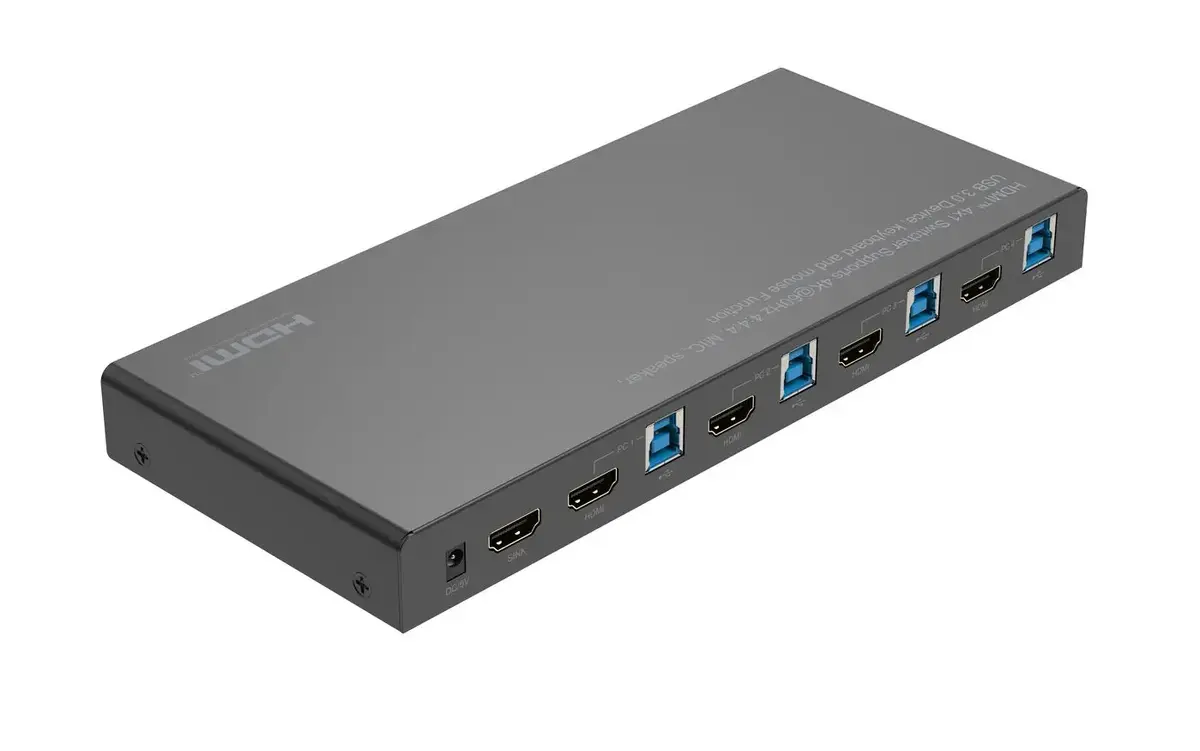KVM Switch MicroConnect MC-HDMIKVM0401-USB3-4K Photo 2