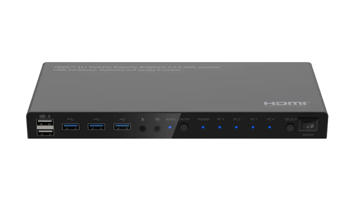 KVM Switch MicroConnect MC-HDMIKVM0401-USB3-4K Photo 3