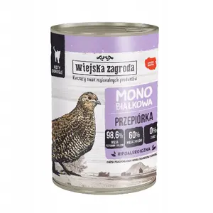 Консервы для собак wiejskazagroda Monoprotein Перепёлка 400 г