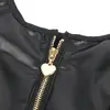 Кожаное платье SUBBLIME Heart Zipper - черный L/XL Photo 6