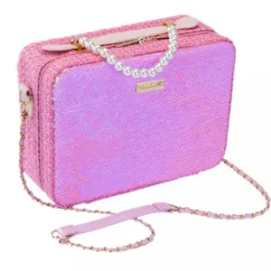 Make-up suitcase nice 19113 Dark Pink — children's makeup case, portable organizer