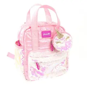 Kids mini backpack nice 19008 pink — compact design, small size for children