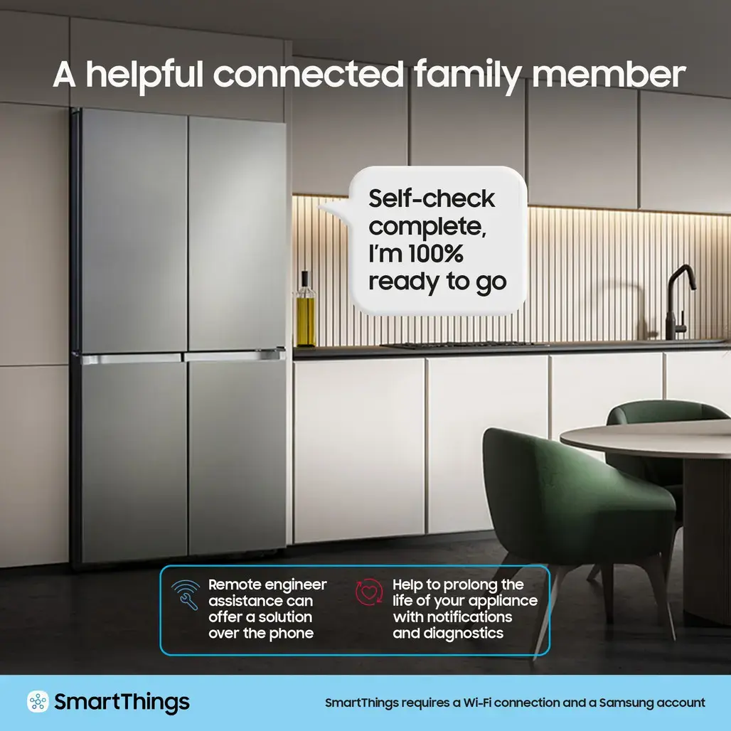Samsung Bespoke AI Side-by-Side Refrigerator RS70F64KEBEO Photo 5
