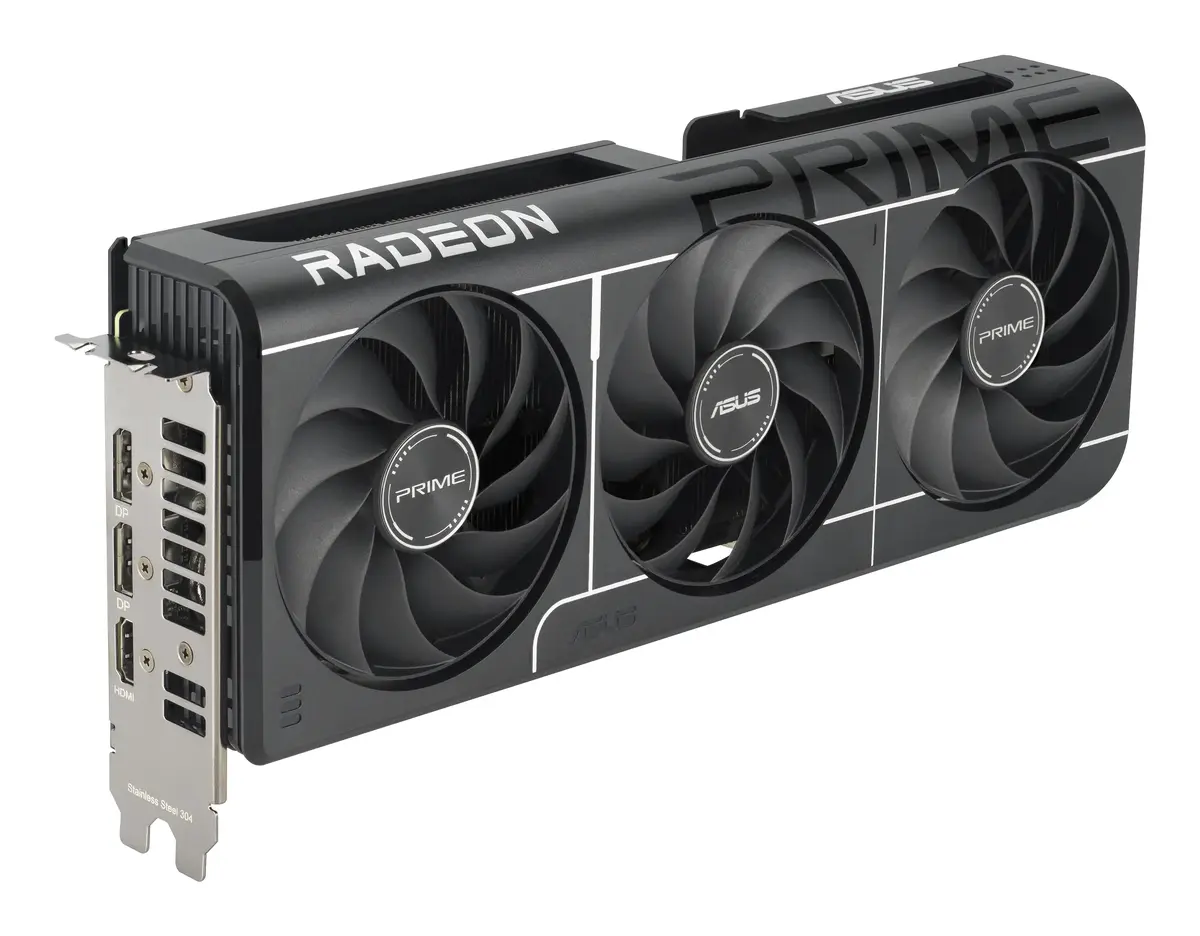 ASUS Prime Radeon RX 9060 XT 16 GB grafiskā karte Photo 2