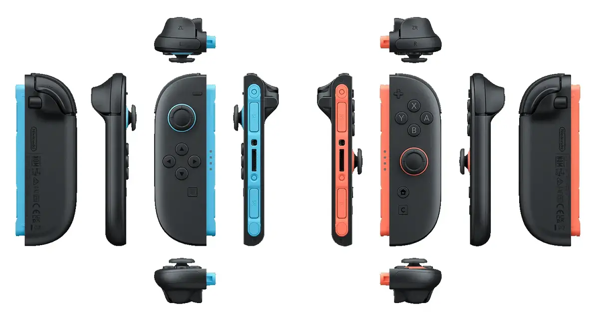 Džojstiks Nintendo Joy-Con 2 (L)/(R) Gaiši zils/Gaiši sarkans Photo 4