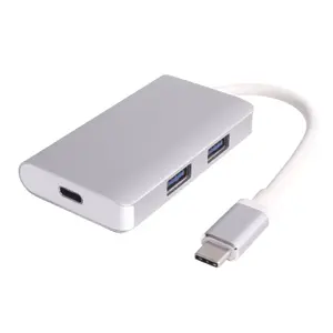 USB-C хаб PREMIUMCORD ku31hub05 с 2× USB 3.0 портами и поддержкой PD зарядки